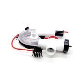 Silo image of white, red and black condensate drain pan accessory.