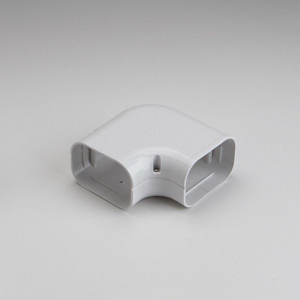 Slimduct&reg; White Sk 90 FLT Elbow 100 