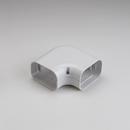Slimduct&reg; White Sk 90 FLT Elbow 100 
