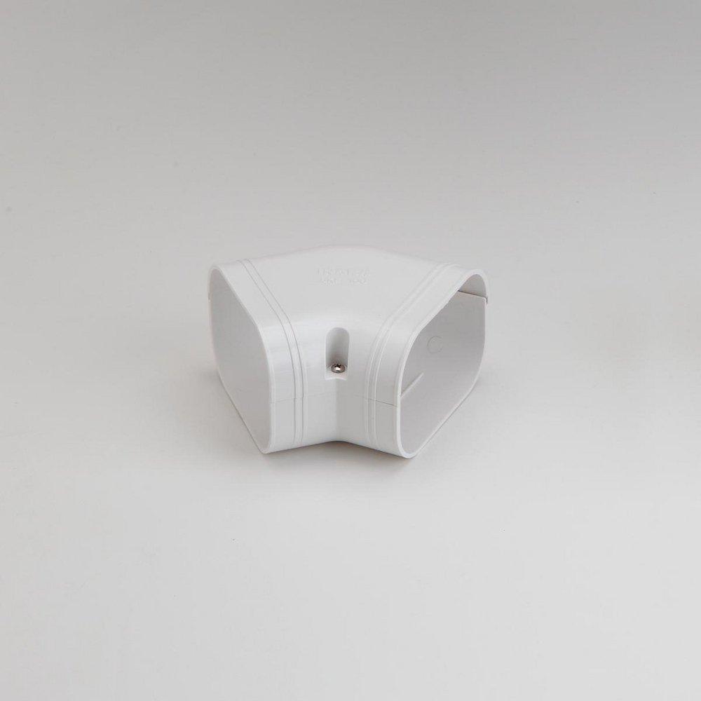 Slimduct&reg; White Skf 45 FLT Elbow 100 