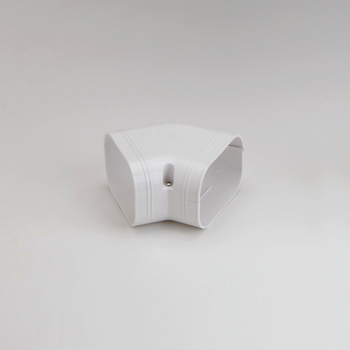 Slimduct&reg; White Skf 45 FLT Elbow 100 