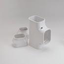 Slimduct&reg; White 3-3/4 in. ST Slimduct Tee 100 