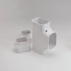 3-3/4 in. ST Slimduct Tee 100 White
