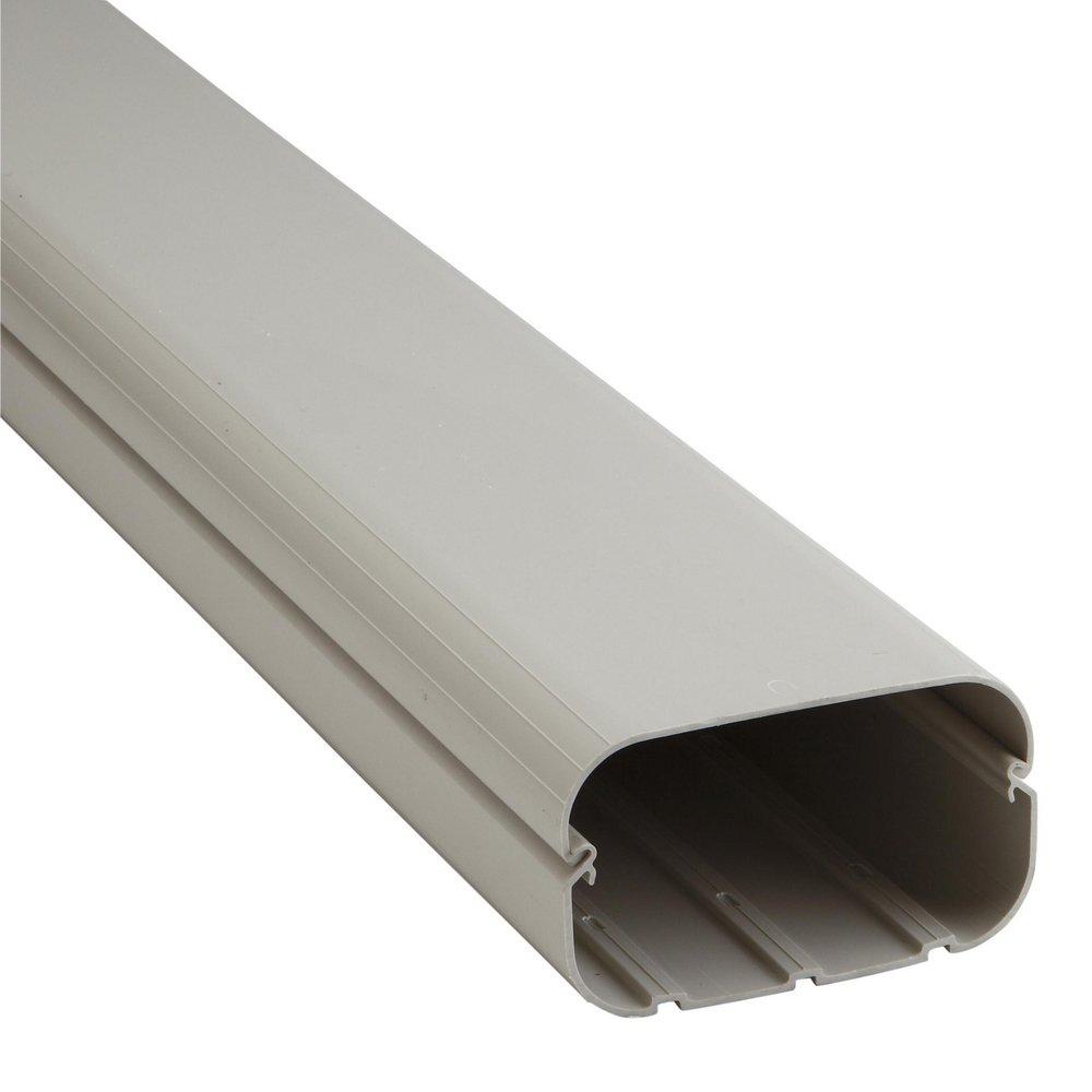 Slimduct&reg; Ivory 5-1/2 in. Line Set Cover System Plastic in Ivory 