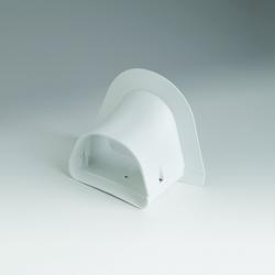 4-1/2 in. White Line Set Cover Soffit Inlet