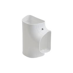 5 x 4-1/2 in. Line Set Cover System Plastic in White