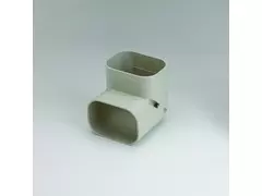 Slimduct 86122 Vertical elbow in ivory