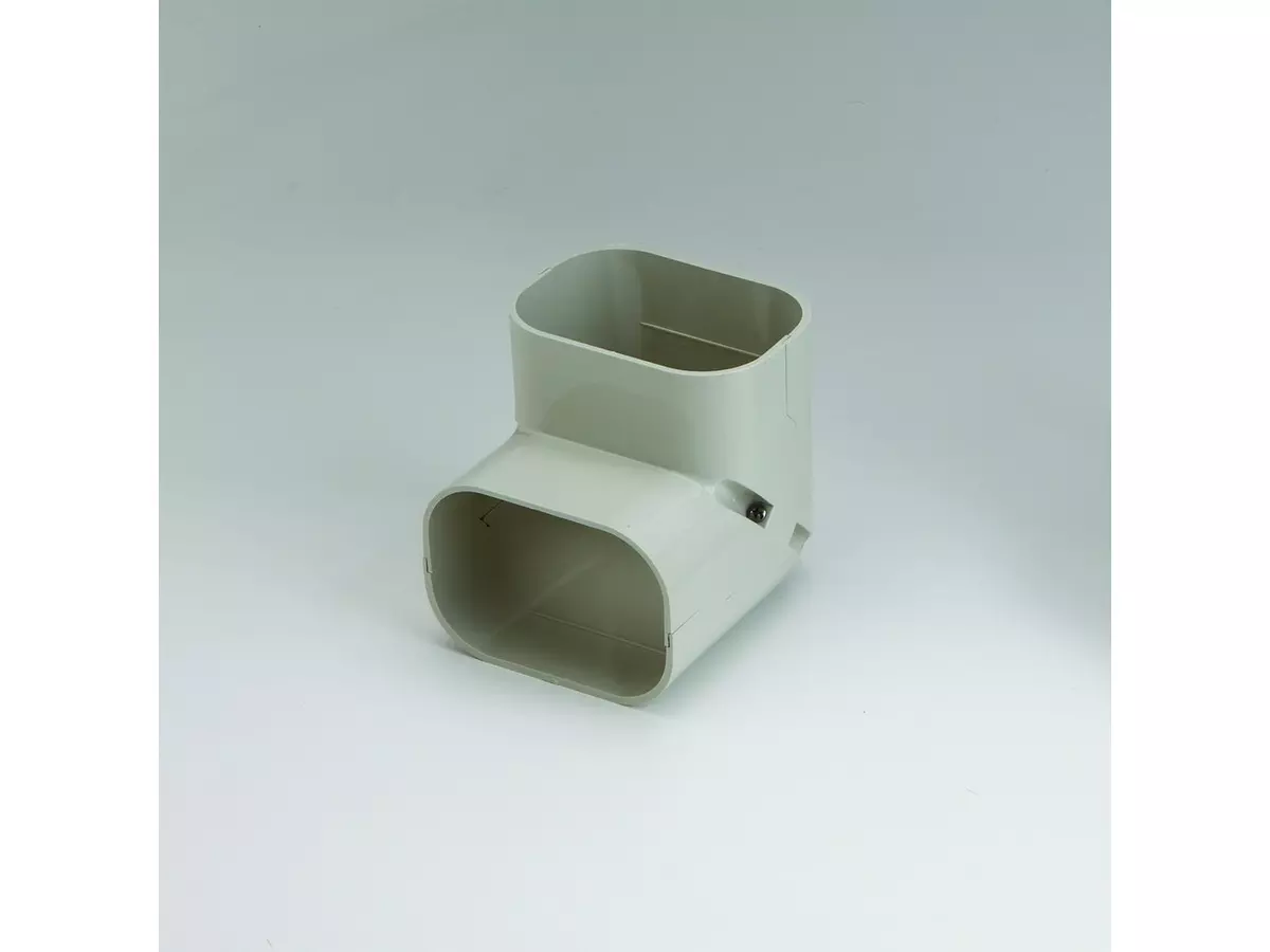 Slimduct 86122 Vertical elbow in ivory