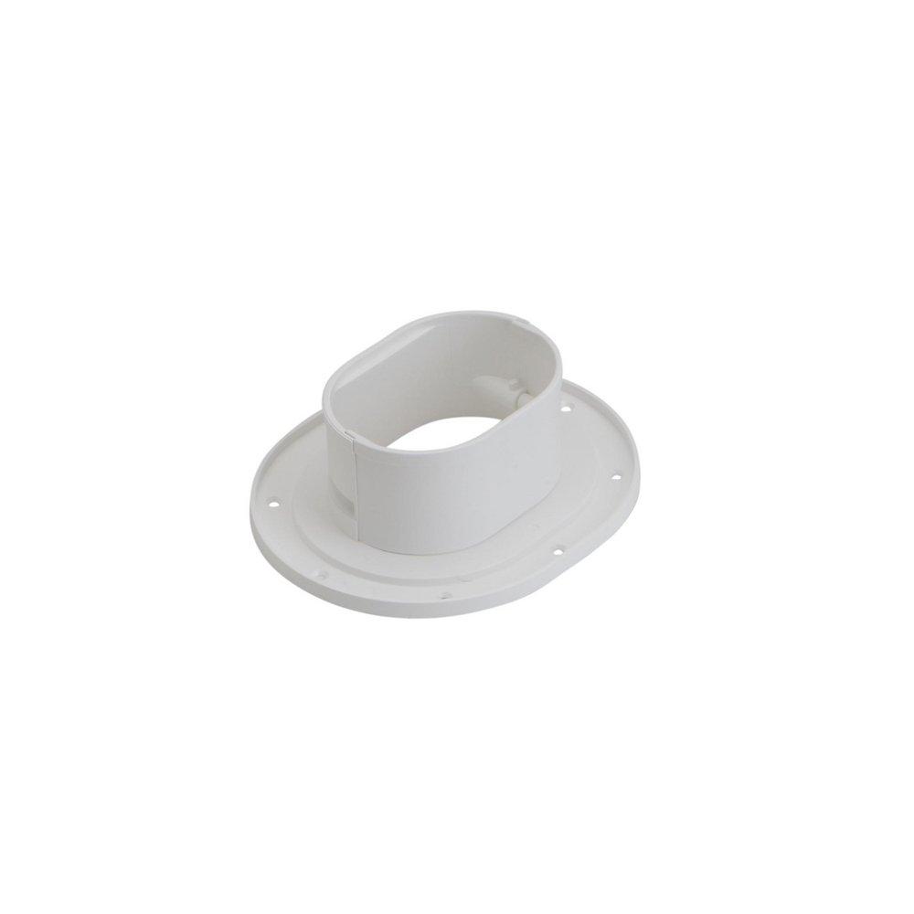 4-1/2 WALL Flange 122 White 