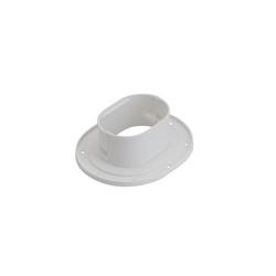 4-1/2 WALL Flange 122 White