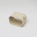 Slimduct&reg; Ivory Plastic Coupler and Screw in White 