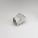 Slimduct&reg; Ivory 45 Degree Vertical Elbow in Ivory 