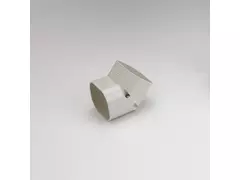 Slimduct 85020 Vertical elbow in ivory