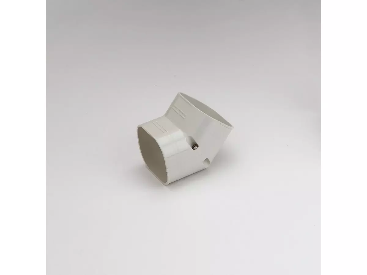 Slimduct 85020 Vertical elbow in ivory