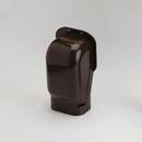 Slimduct&reg; Brown 3-3/4 in. Line Set Cover System Plastic in Ivory 