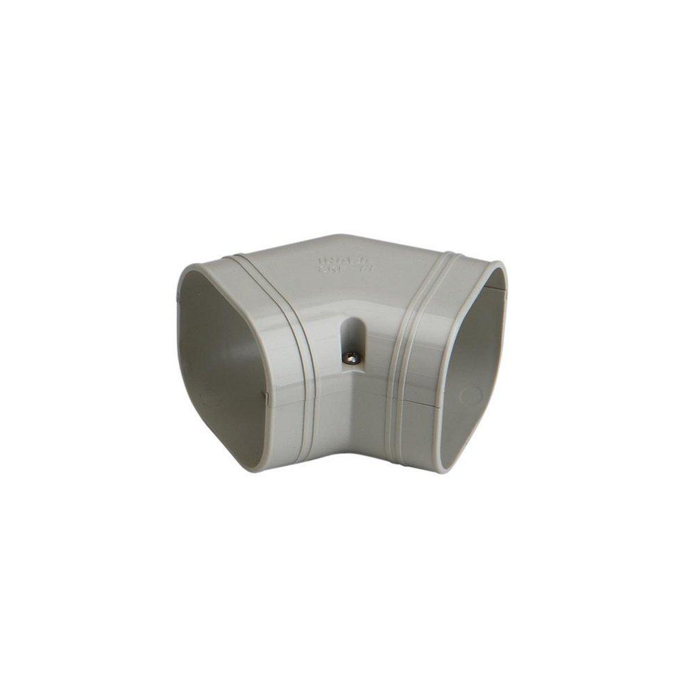 Slimduct&reg; Ivory *CVR SKF 45 FLT Elbow 77 IVORY 