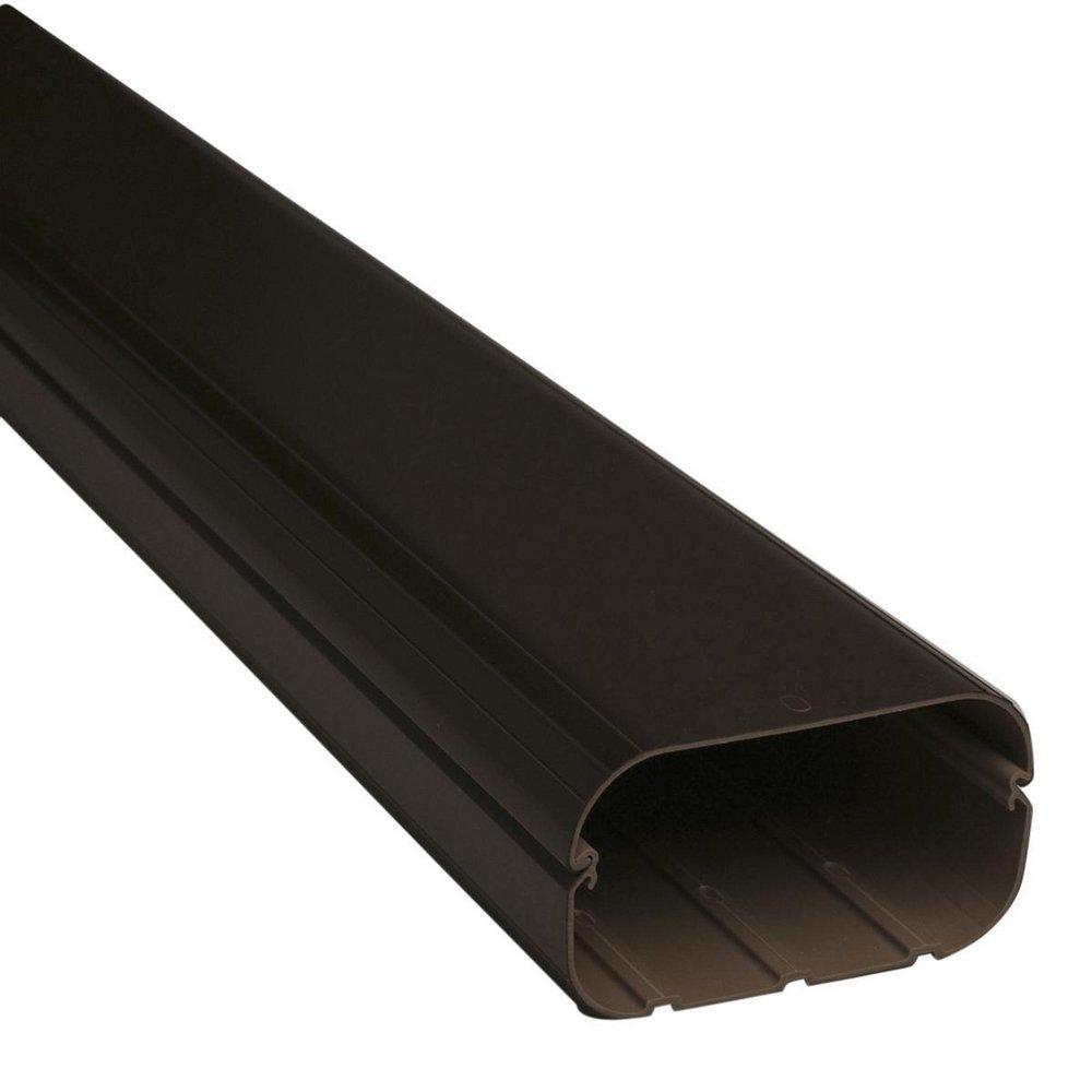 Slimduct&reg; Brown 5-1/2 in. Line Set Cover System Plastic in Brown 