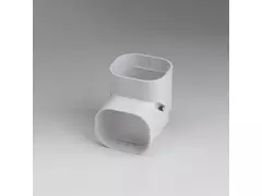 Slimduct 86002 Degree elbow in white