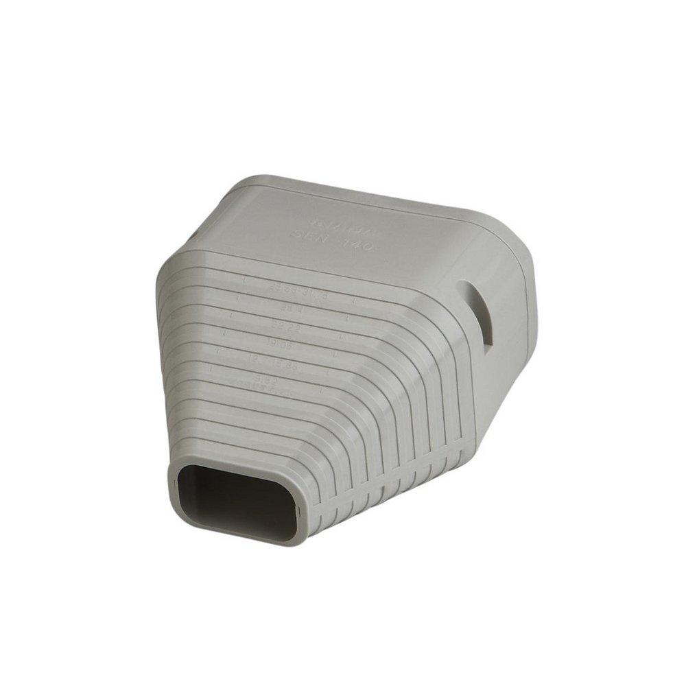 Slimduct&reg; Ivory 5-1/2 in. Line Set Cover System Plastic in Ivory 