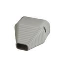 Slimduct&reg; Ivory 5-1/2 in. Line Set Cover System Plastic in Ivory 