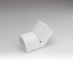 3-1/2 in. 45&deg; Inside Vertical Line Set Cover Elbow in White