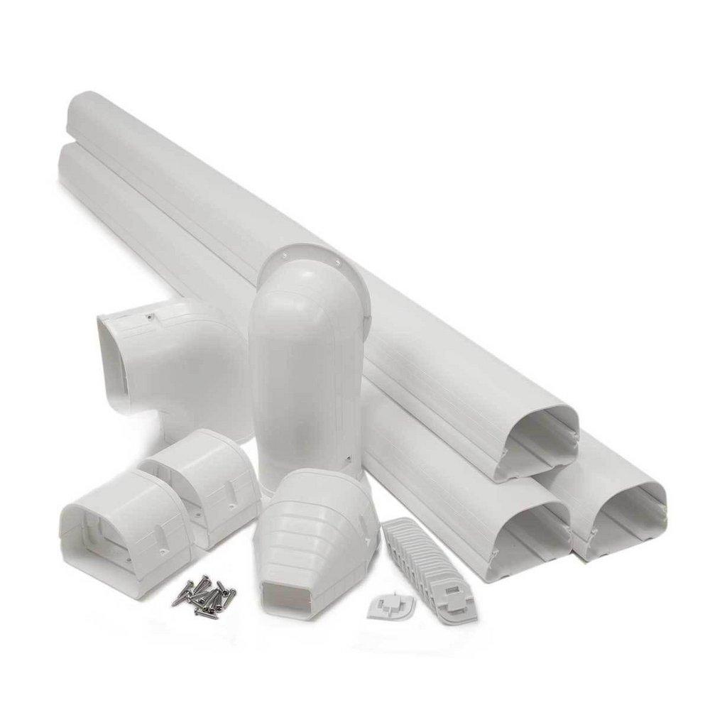 Rectorseal White Line Set Wall Duct Kit 