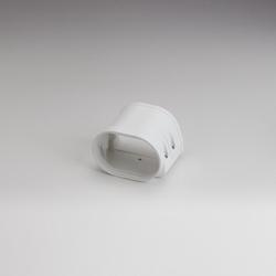 3-1/4 x 3-1/2 in. Line Set Cover System PVC and Polymer in White