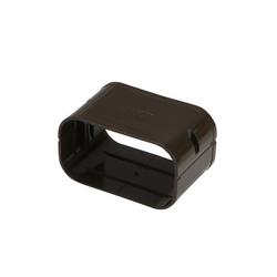 3-1/2 x 5-1/2 in. Line Set Cover System Plastic in Brown