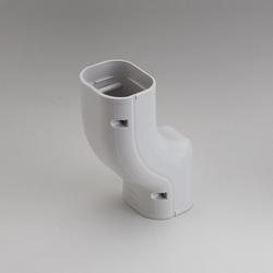 2-3/4 in. x 2 in. White Line Set Cover Fixed Offset