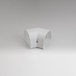 3-1/2 in. 45° Flat Line Set Cover Elbow in White