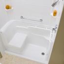 American Standard White 30 x 60 in. Acrylic Shower with Right Hand Seat 