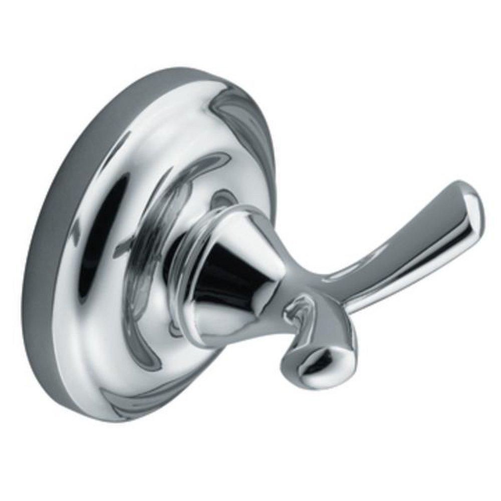 Moen Polished Chrome 2 Robe Hook 