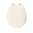 PROFLO&reg; Biscuit Plastic Round Closed Front With Cover Toilet Seat 