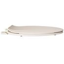 PROFLO&reg; Biscuit Elongated Closed Front Plastic Toilet Seat with Cover 