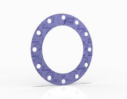 Full Face Gasket, Aramid Fiber with Neoprene Binder(CR) Neoprene(CR), 12 in. ASME B16.5 Class 150, 0.125 in. Thick, 12 Bolt Holes