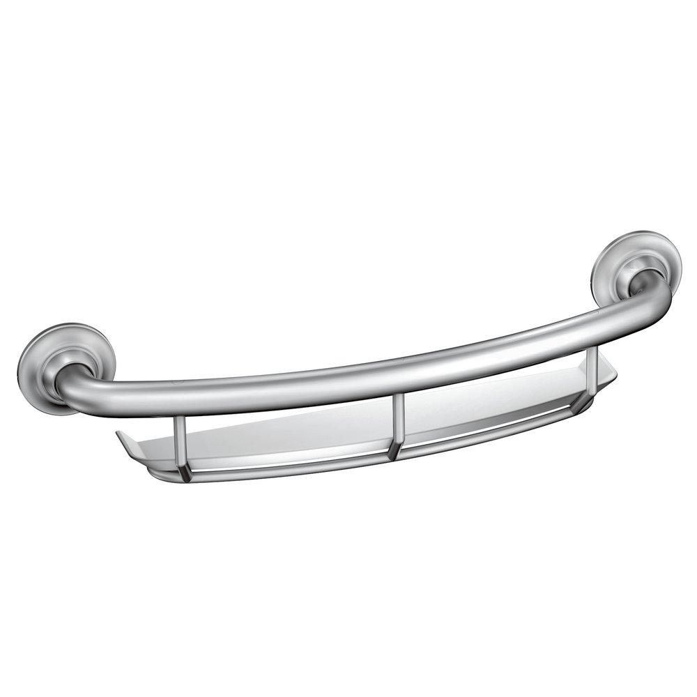 Moen Polished Chrome 16 in. Grab Bar 