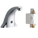 Chicago Faucets Polished Chrome No Handle Sensor Bathroom Sink Faucet 