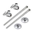 McGuire Manufacturing Chrome Plated Sink 3/8 in. Supply Kit in Chrome Plated 