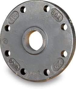 14 x 2 in. 125# Ductile Iron C110 Full Body Tap-on-Pipe Blind Flange