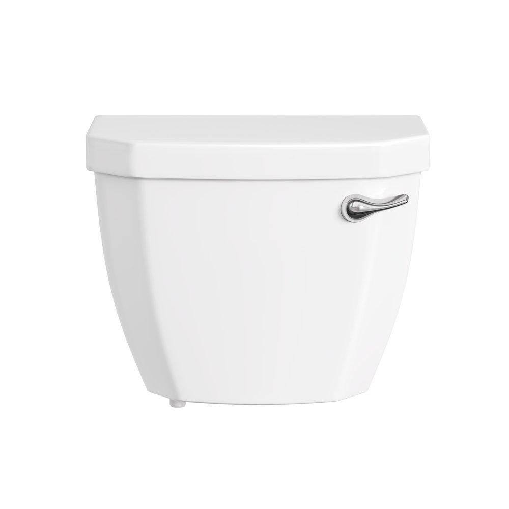 PROFLO&reg; White 1.28 gpf Floor Mount Toilet Tank 