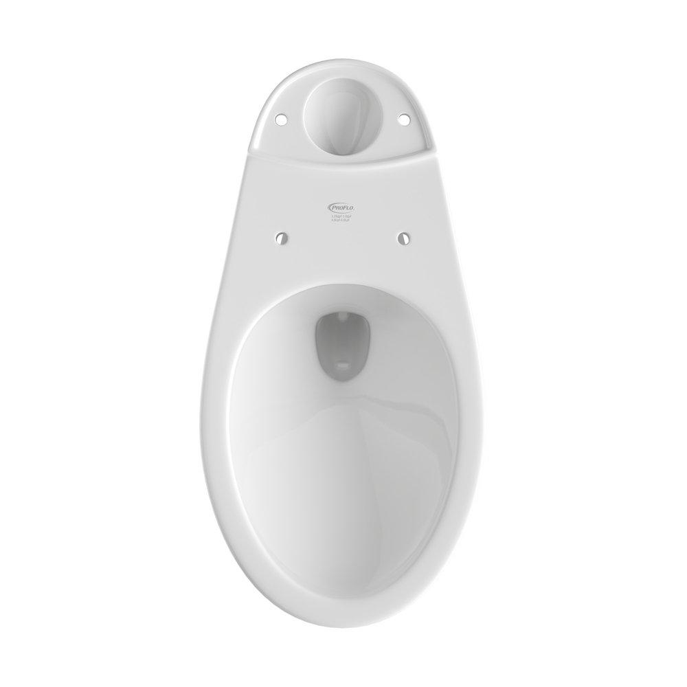 PROFLO&reg; White 17 in. Elongated ADA Toilet Bowl 