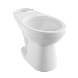Comfort Height Elongated Toilet Bowl in White