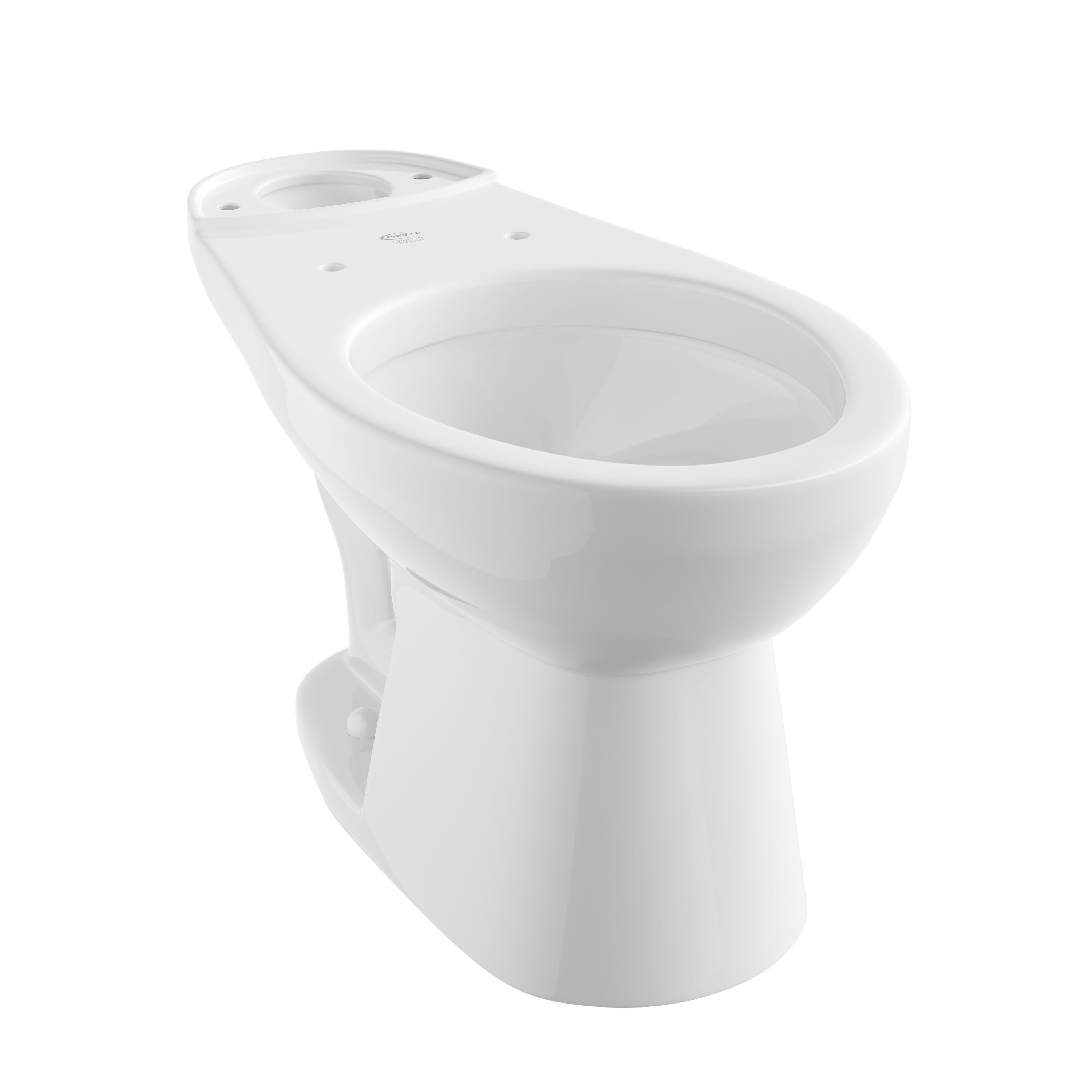 PROFLO&reg; White 1.28 gpf Elongated Floor Mount Toilet Bowl 