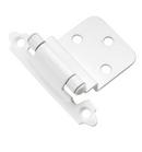 3/8 in. Offset Self Closing Hinge in White