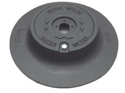 11-1/2 in. Cast Iron Meter Box Ring with Cover