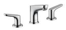 Hansgrohe Polished Chrome Two Handle Widespread Bathroom Sink Faucet 