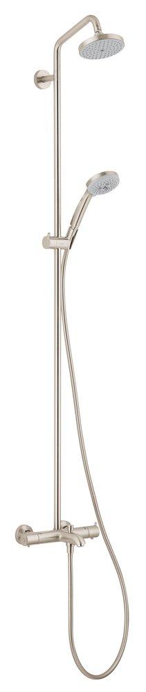 Hansgrohe Brushed Nickel Showerpipe Tub and Shower 