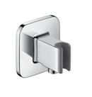 Porter Unit with Outlet in Polished Chrome