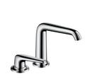 Widespread Single Lever Handle Bathroom Sink Faucet in Polished Chrome