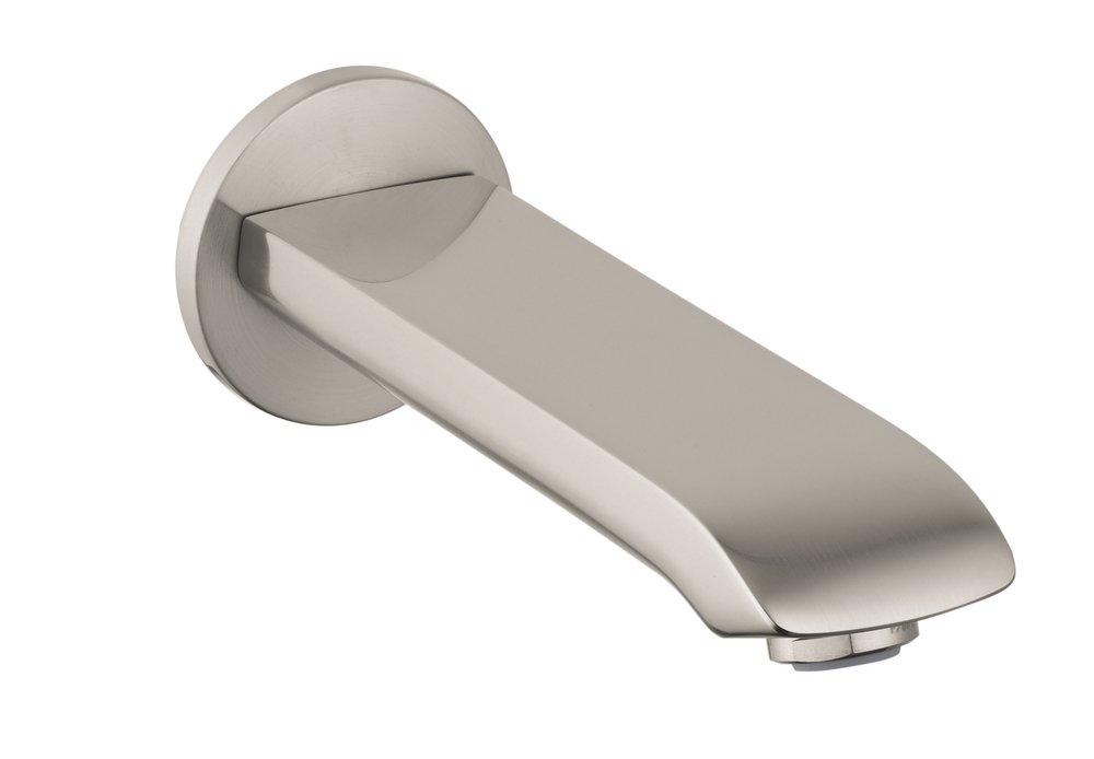 Hansgrohe Brushed Nickel High Gloss Tub Spout 